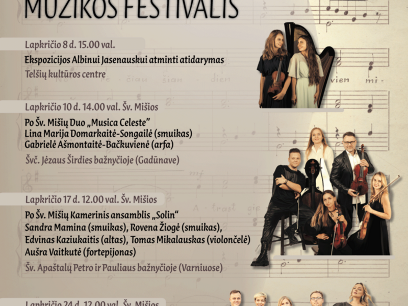 XV-asis vargonininko A. Jasenausko sakralinės muzikos festivalis