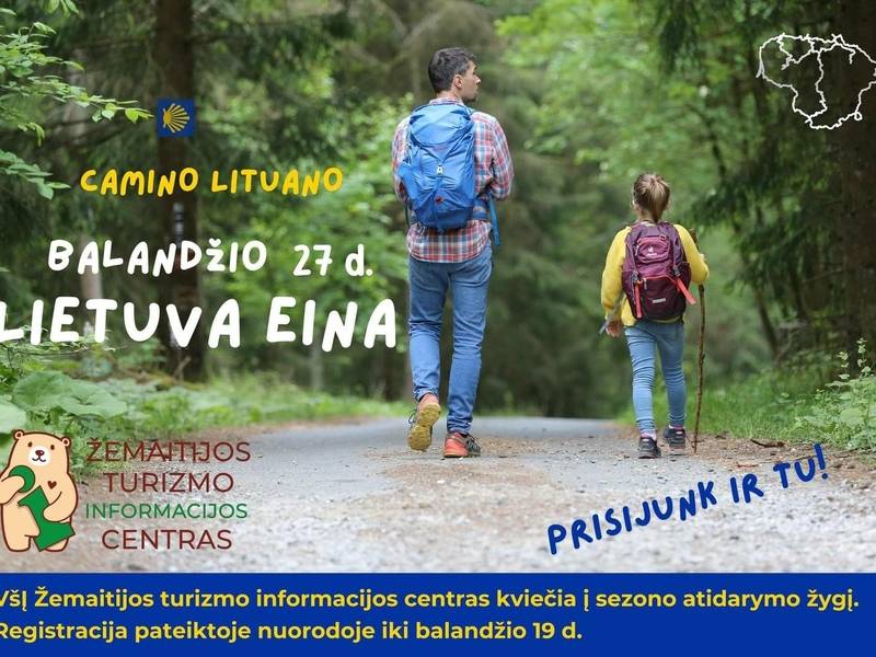 CAMINO LITHUANO Saisoneröffnungswanderung „LITHUANIA GOES 2024“