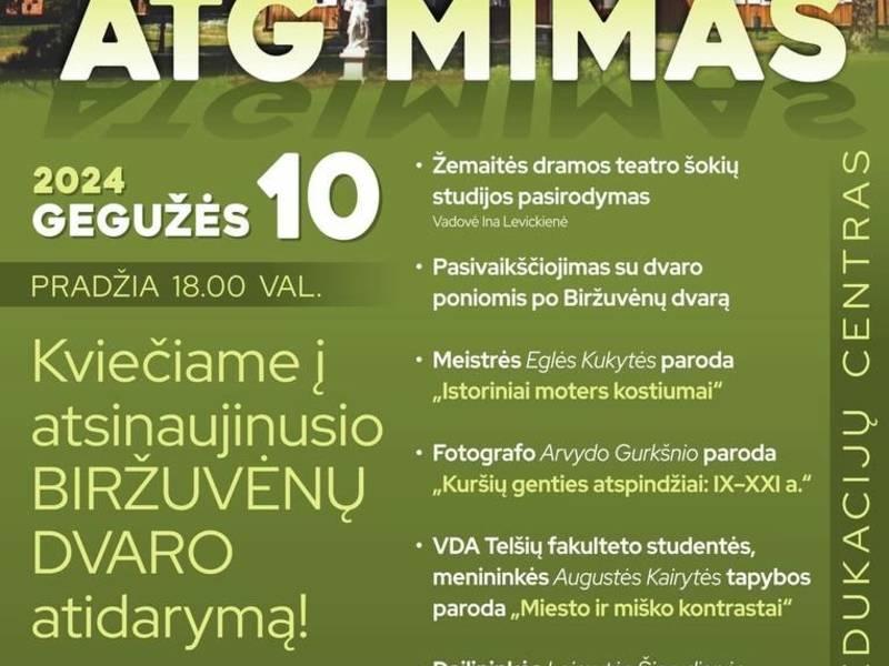 Biržuvēnu muižas sētas atklāšanas svētki