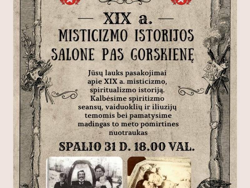 19. Jahrhundert Geschichte der Mystik im Salon bei Gorskienė