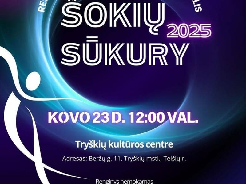 RESPUBLIKINIS ŠOKIŲ KONKURSAS - FESTIVALIS ŠOKIŲ SŪKURY 2025