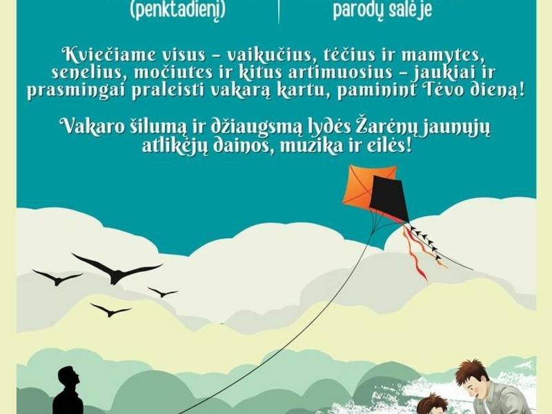 Educational event dedicated to Father's Day! "Kite - for Dad"