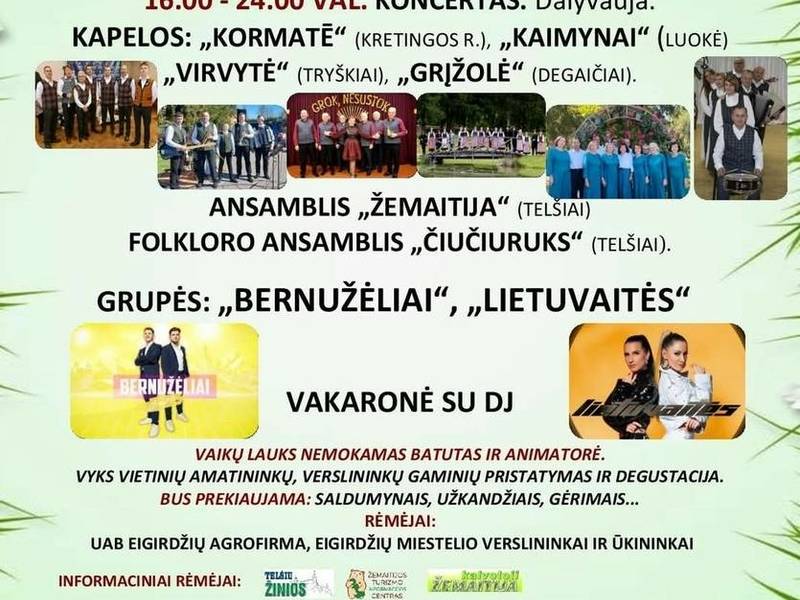 Šventė Eigirdžiuose „Sveiki, gyvi, kaimynele“