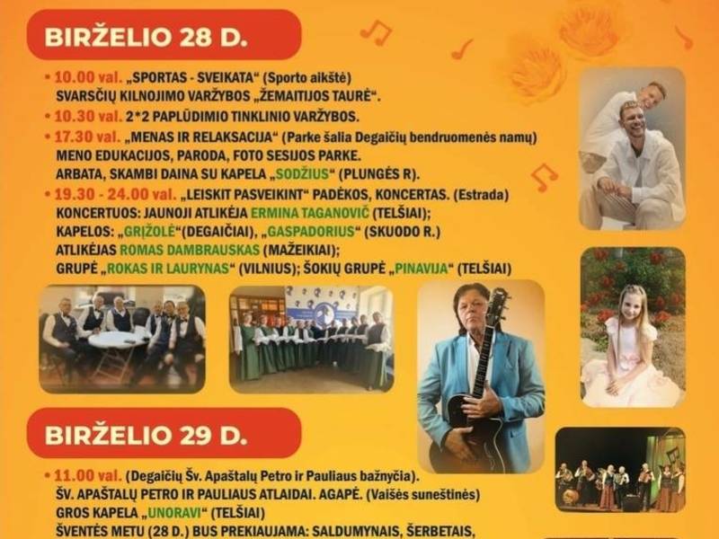 Festival „Tulpenblüte“ in Degaičiai