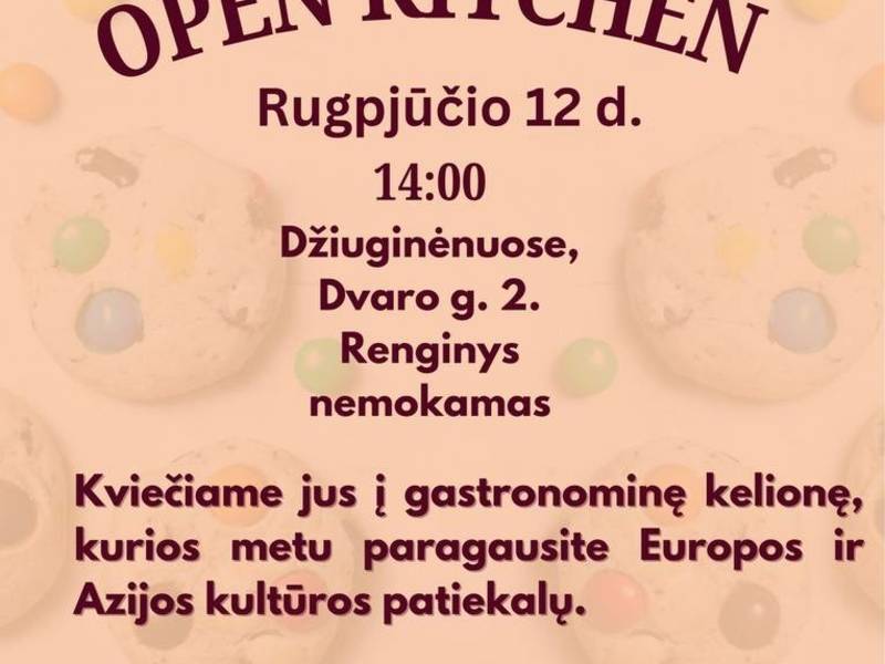 Открытая кухня