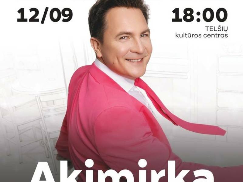 Artist Eugenijus Chrebtov's debut album presentation concert "Akimirka"