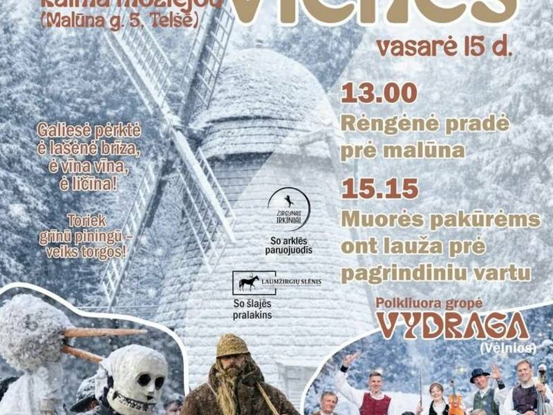 Mardi Gras Žemaitijas ciema muzejā