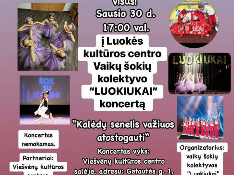 Konzert der Kindertanzgruppe "Luokiukai"