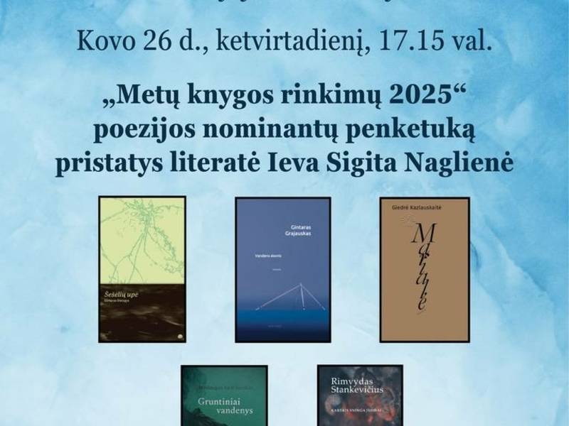 Presentation of the nominees for the "Book of the Year Election 2025"