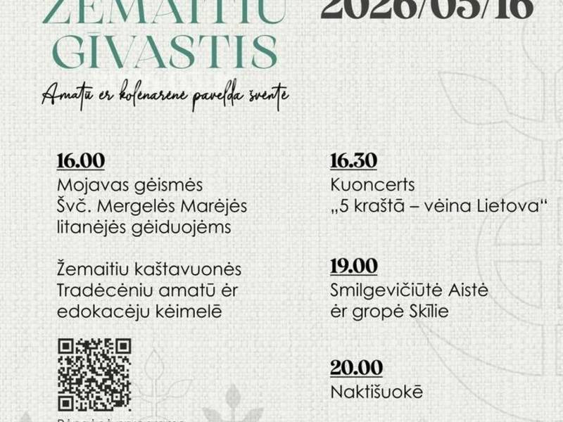 Craft and Culinary Heritage Festival "Žemaitiu givastis"