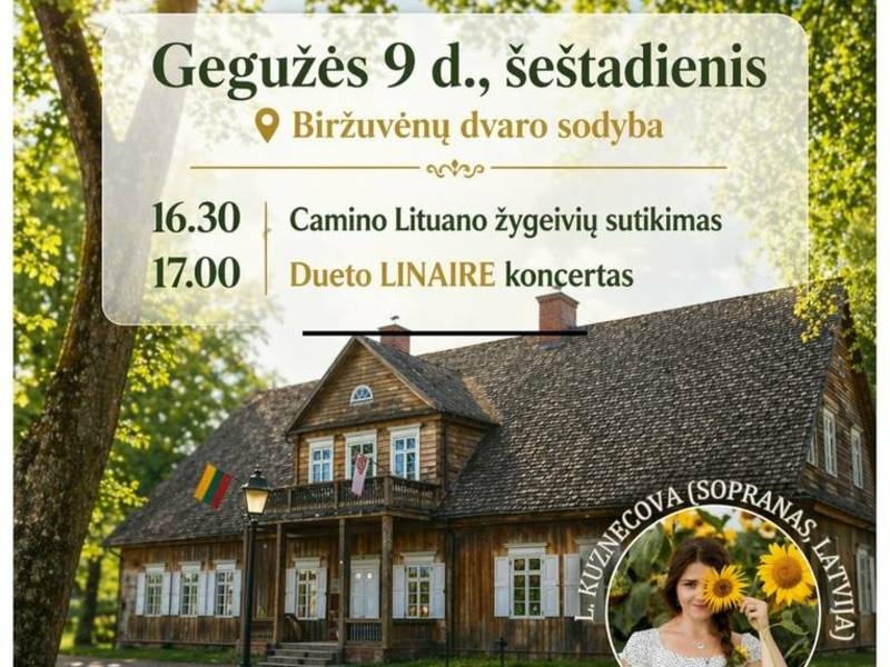 Tūrisma sezonas atklāšanas pasākums Biržuvēnu muižas sētā
