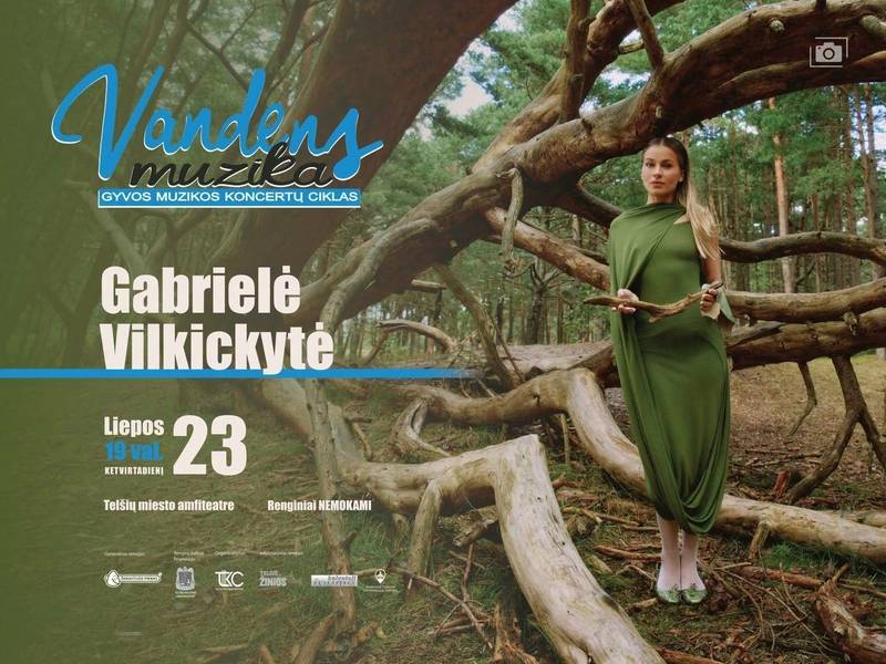 Gyvos muzikos koncertų ciklas „Vandens muzika“. Gabrielė Vilkickytė