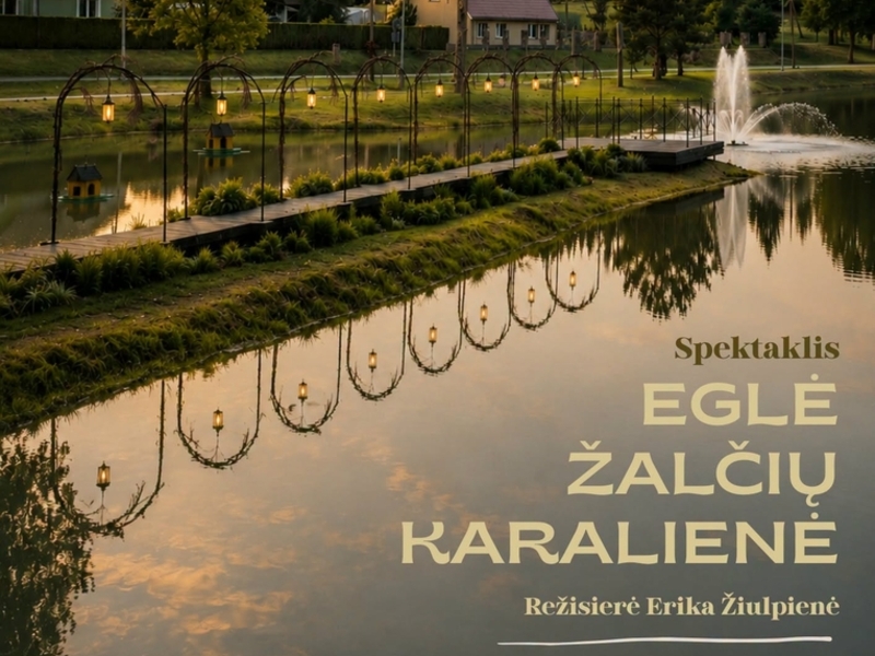 Spektaklis „Eglė žalčių karalienė“ Nevarėnuose