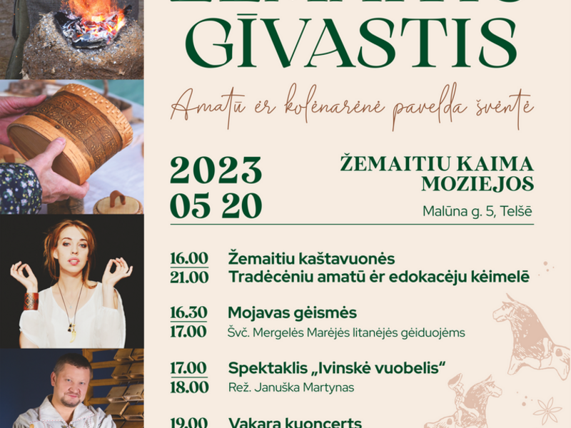 Amatū ēr kolenarēne Kulturerbeurlaub ŽEMAITIU GĪVASTIS!