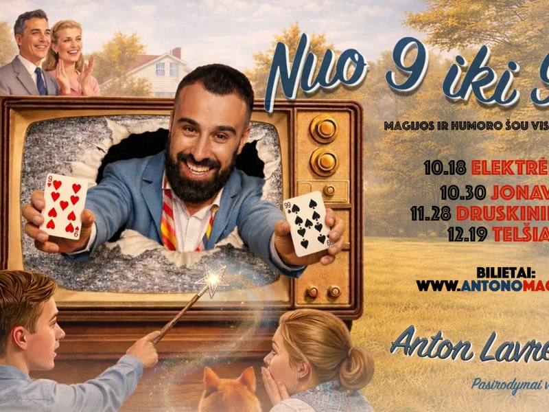 Zauber- und Humorshow für die ganze Familie „Von 9 bis 99“