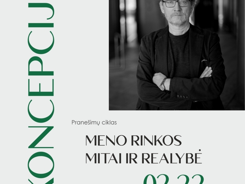 mākslas kritiķa Ernesta Paruļska lekcija "Mīti un mākslas tirgus realitāte"