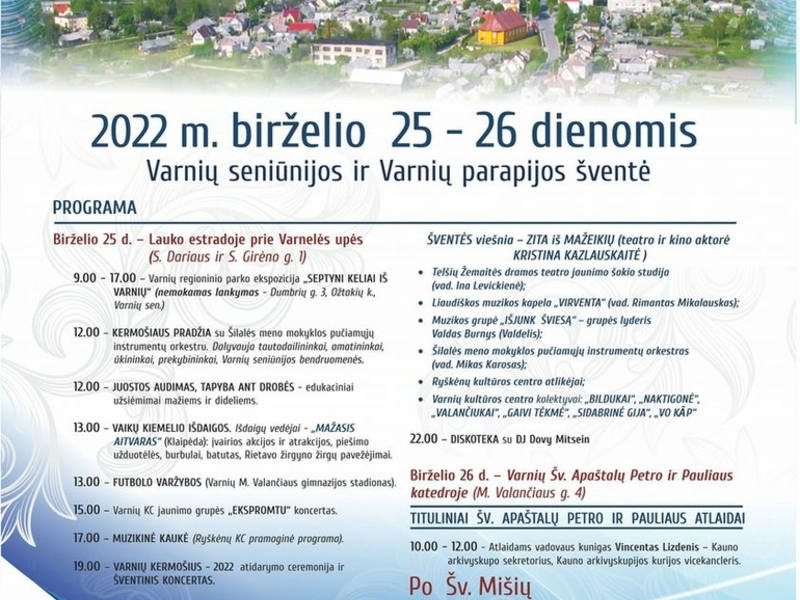 Varnių "Kermošius"  seniūnijos ir parapijos šventė 