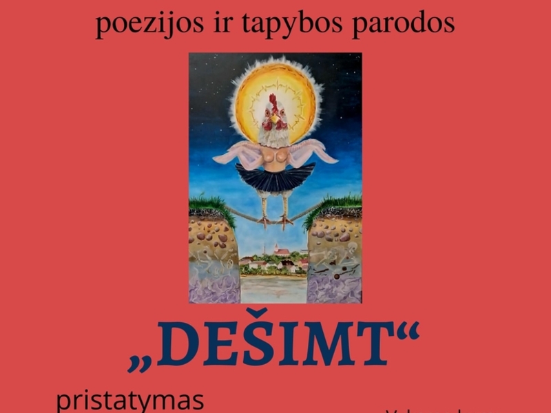 Presentation-performance of MARGARITA KNEITAITĖ's poetry and painting exhibition "TEN" with the performance of three women.