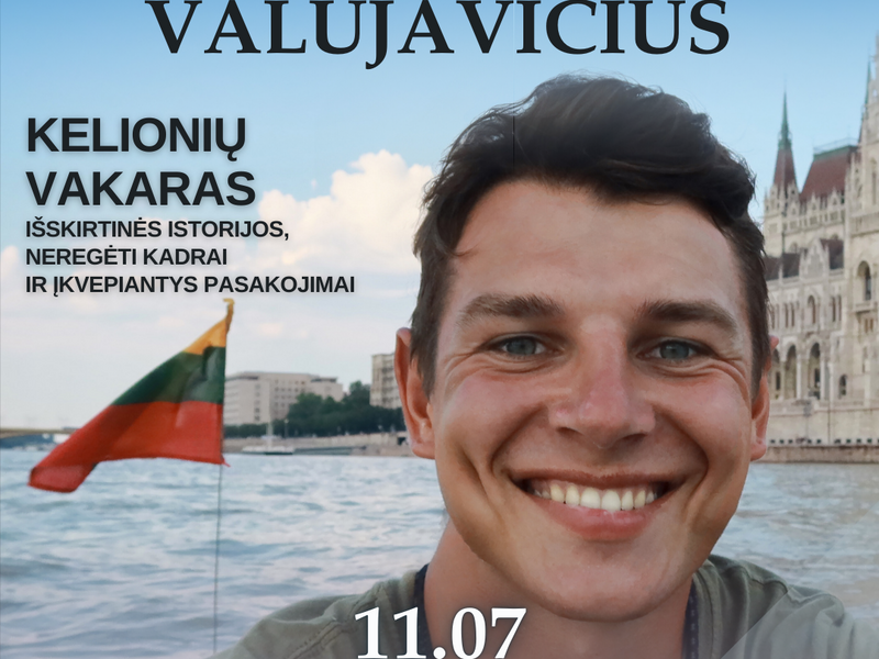 Aurimas Valujavičius. Kelionių vakaras | Telšiai