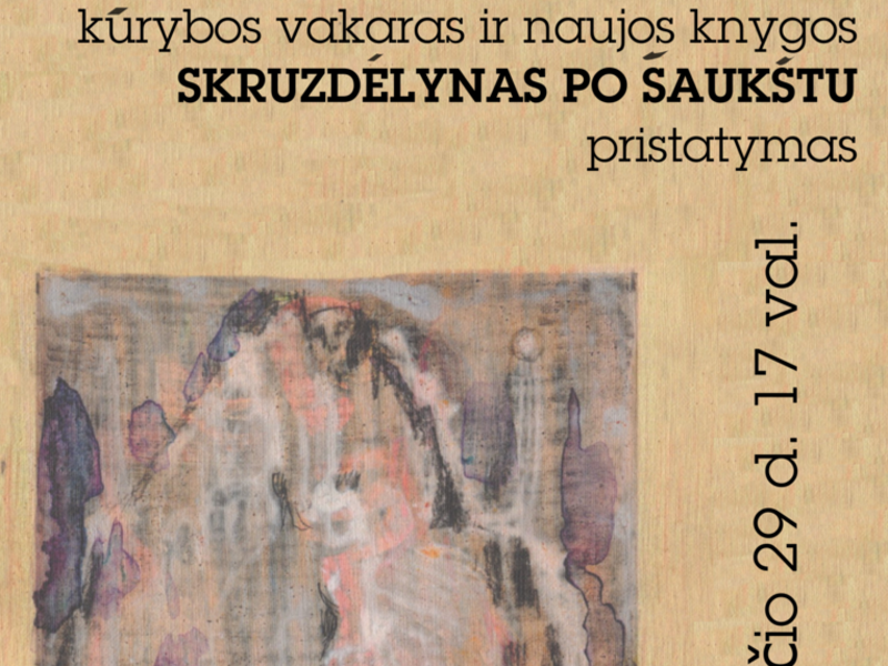 Creative evening of Steponas Algirdas Dačkevičius and presentation of the new book "The Skruzdelynas po člškutu".