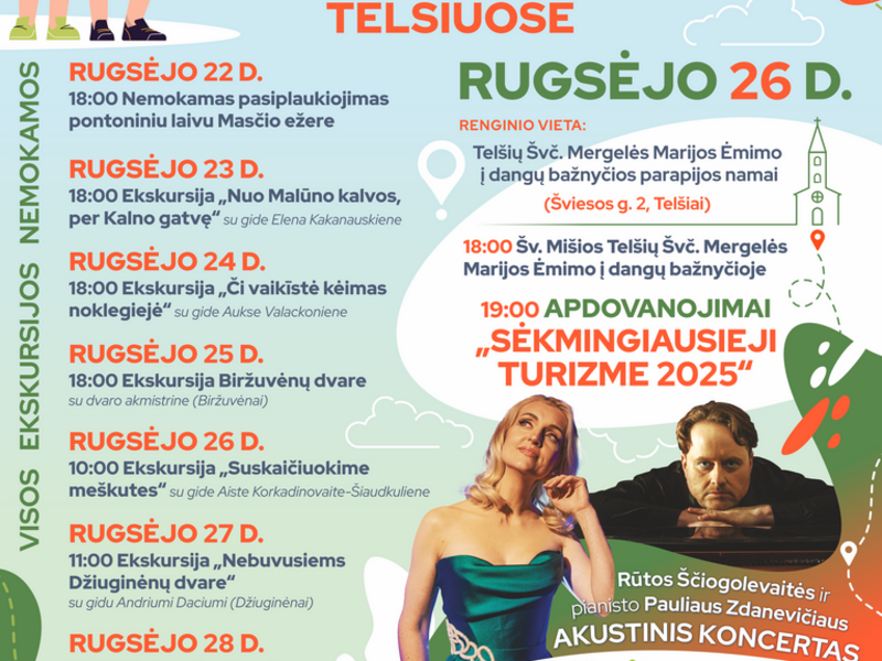 VIENOJAMIES 2025. TŪRISMA DIENAS TELŠOS