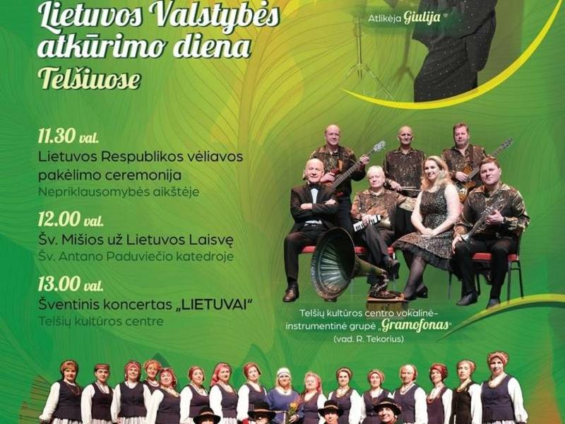Lietuvos Valstybės atkūrimo diena Telšiuose