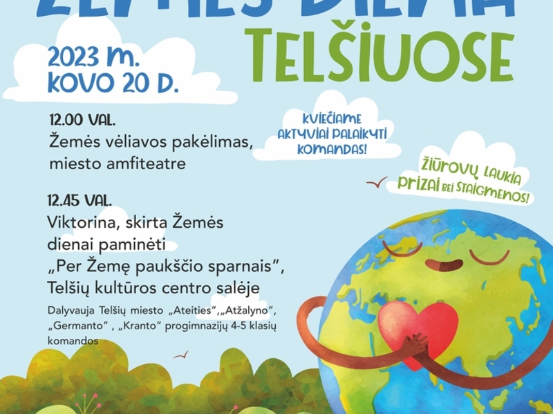Pasaulinė Žemės diena Telšiuose