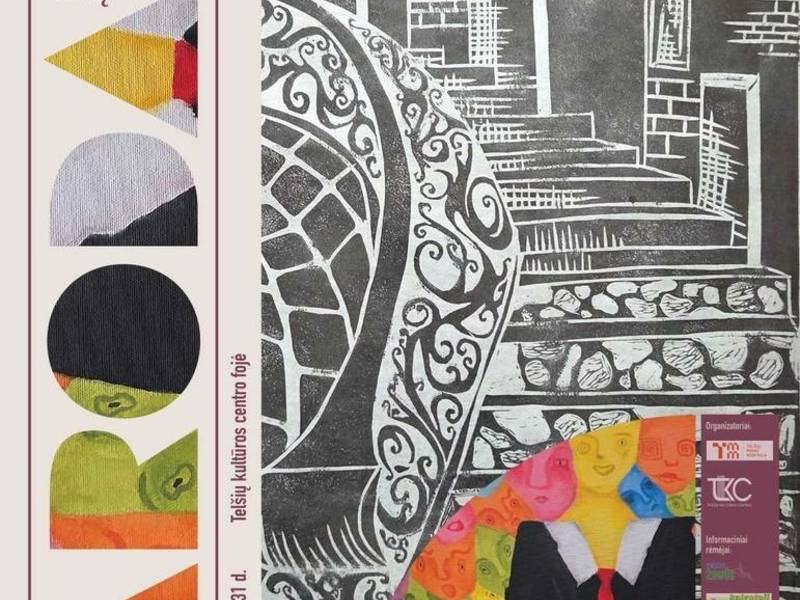Ausstellung der Abschlussarbeiten von Studenten der Kunstabteilung der Kunstschule Telšiai