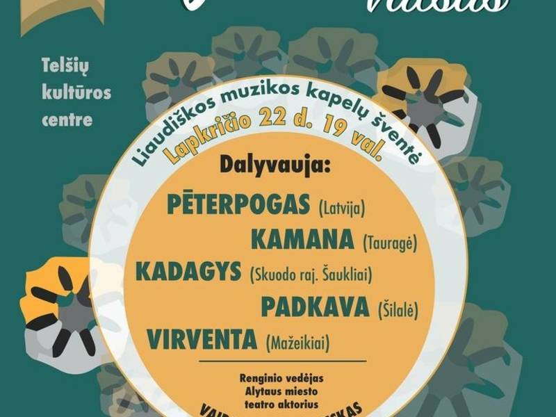 Liaudiškos muzikos kapelų šventė „Jurgelio valsas“