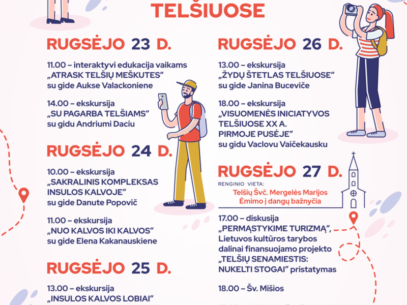 VEREINBAREN wir uns auf Tourismustage in Telšiai 2022